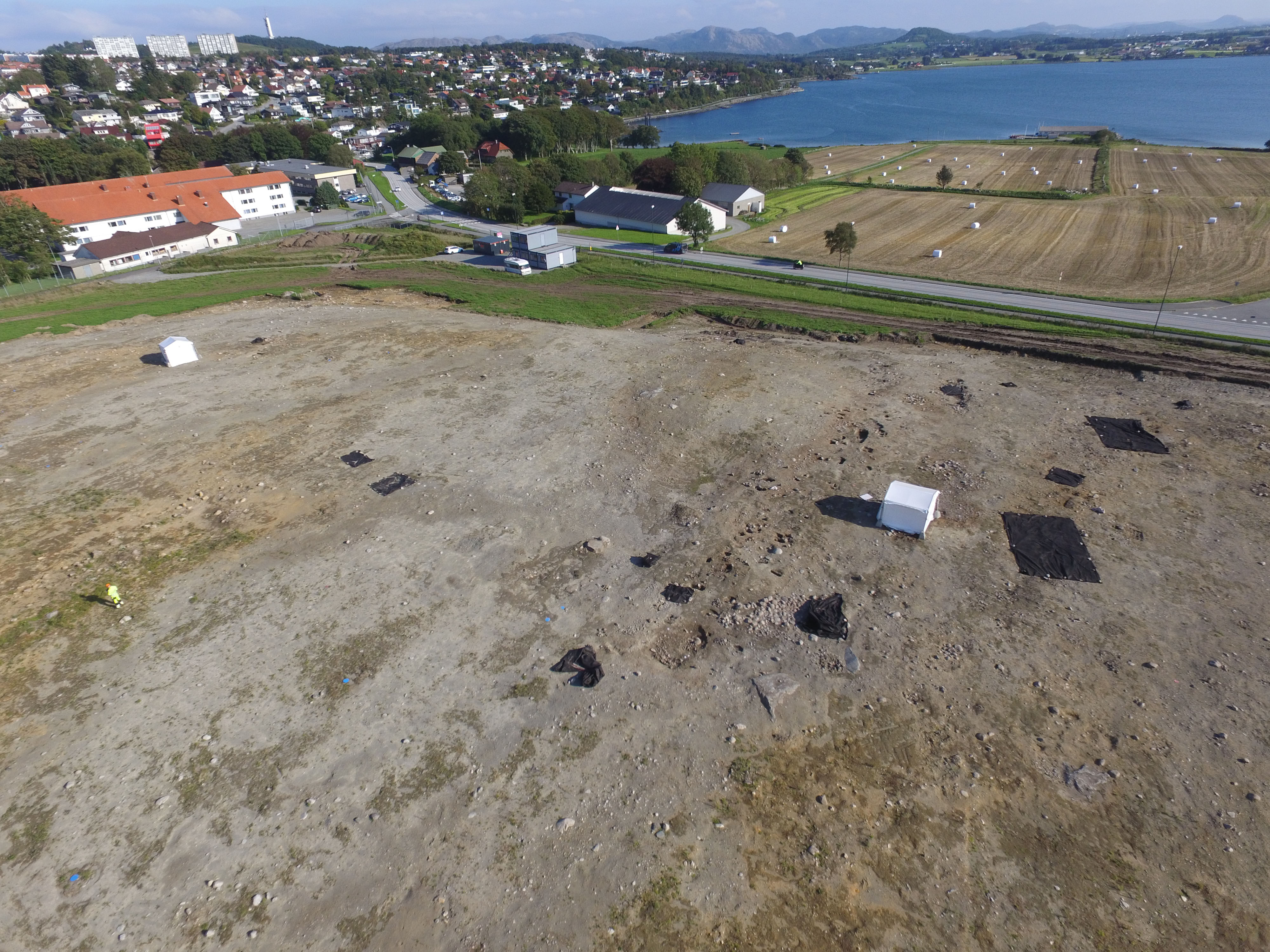 Madlagården tatt med drone