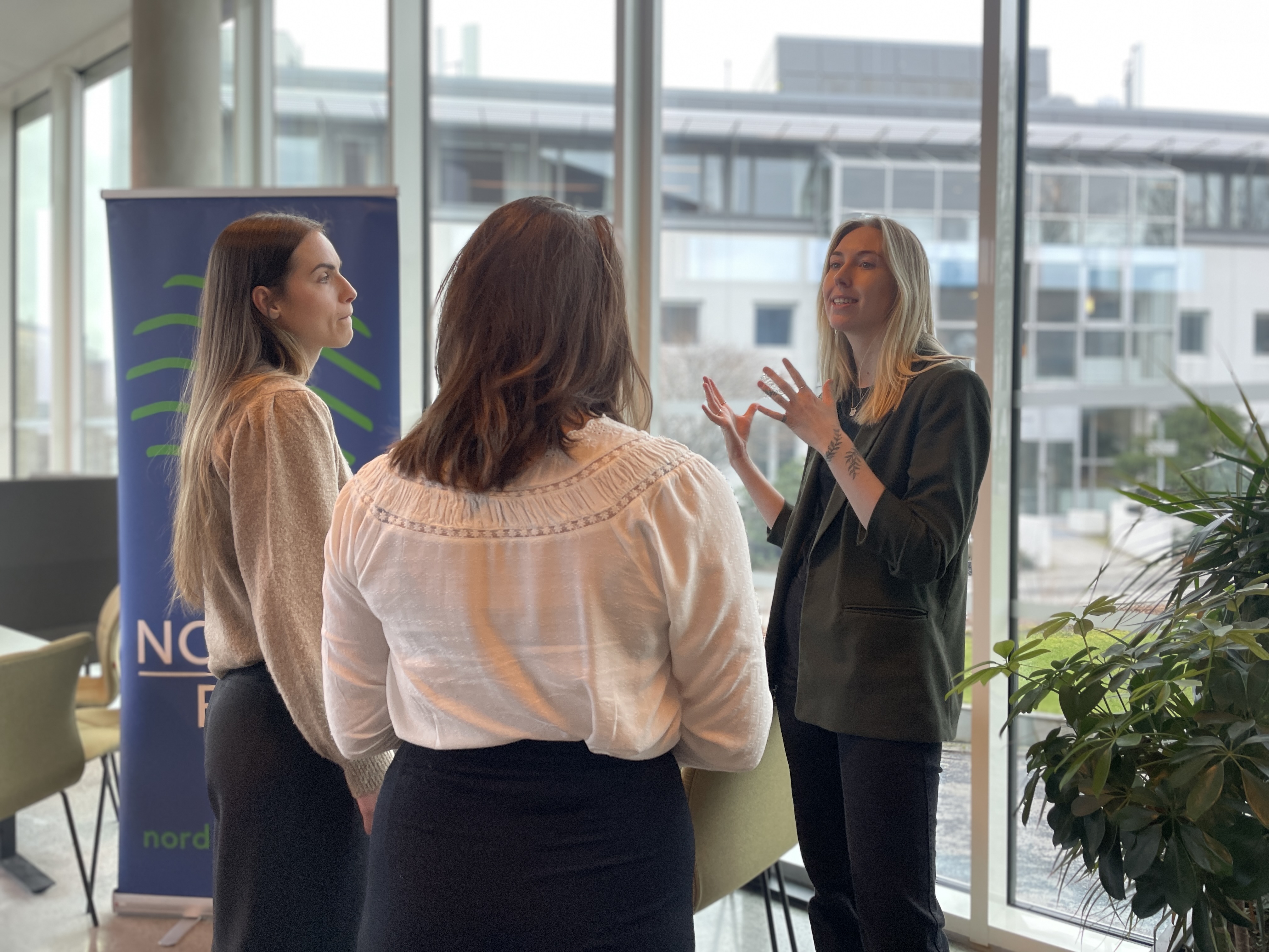 Studenter på arrangementet Lykketreff.