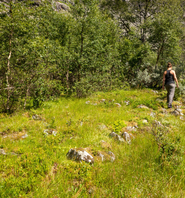 En fjelldal i Hjelmeland